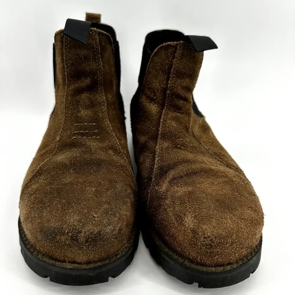 Keen Utility Seattle Romeo Ankle Boot Soft Workwear Slip On Elastic Brown 6.5M